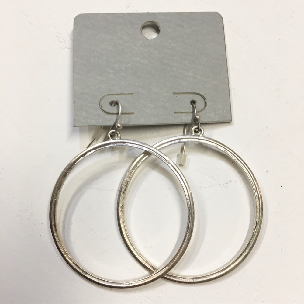 Vintage Textured Hoops